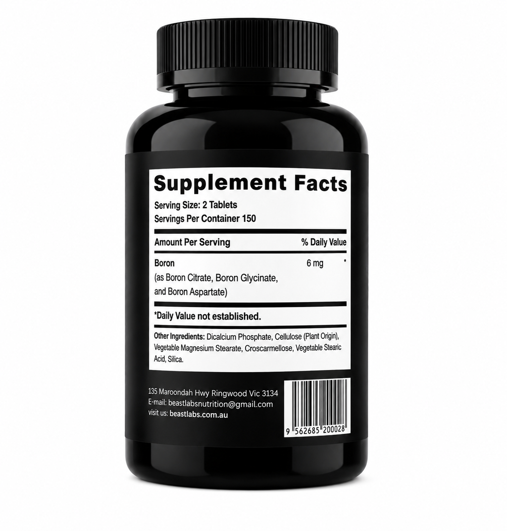 Beast Labs Triple Action Boron Complex 6mg | 300 Tablets