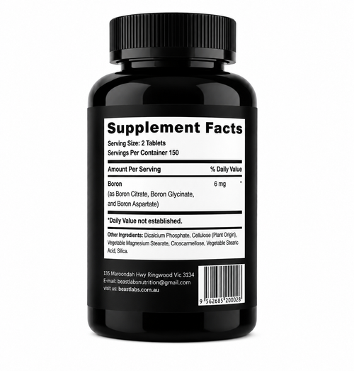 Beast Labs Triple Action Boron Complex 6mg | 300 Tablets
