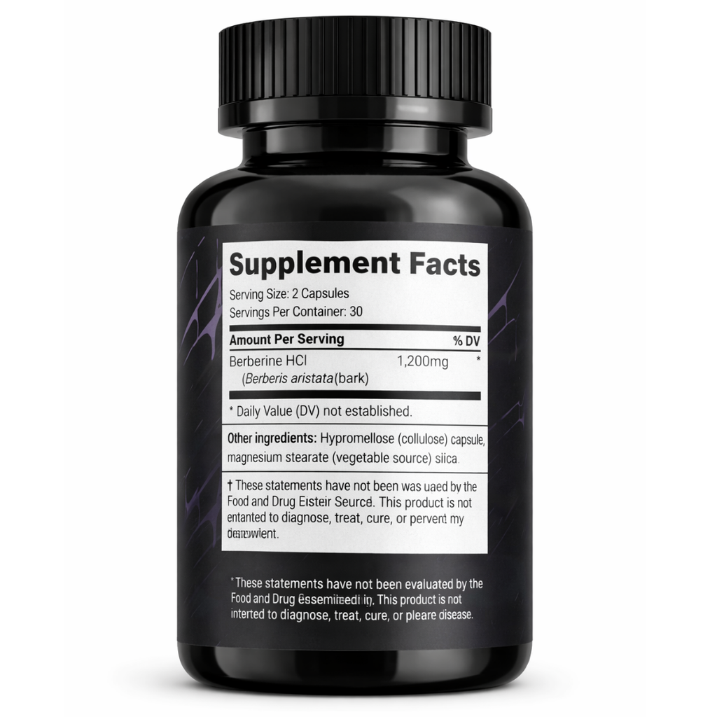 Beast Labs Nutrition Berberine HCL 1200mg – 60 serves