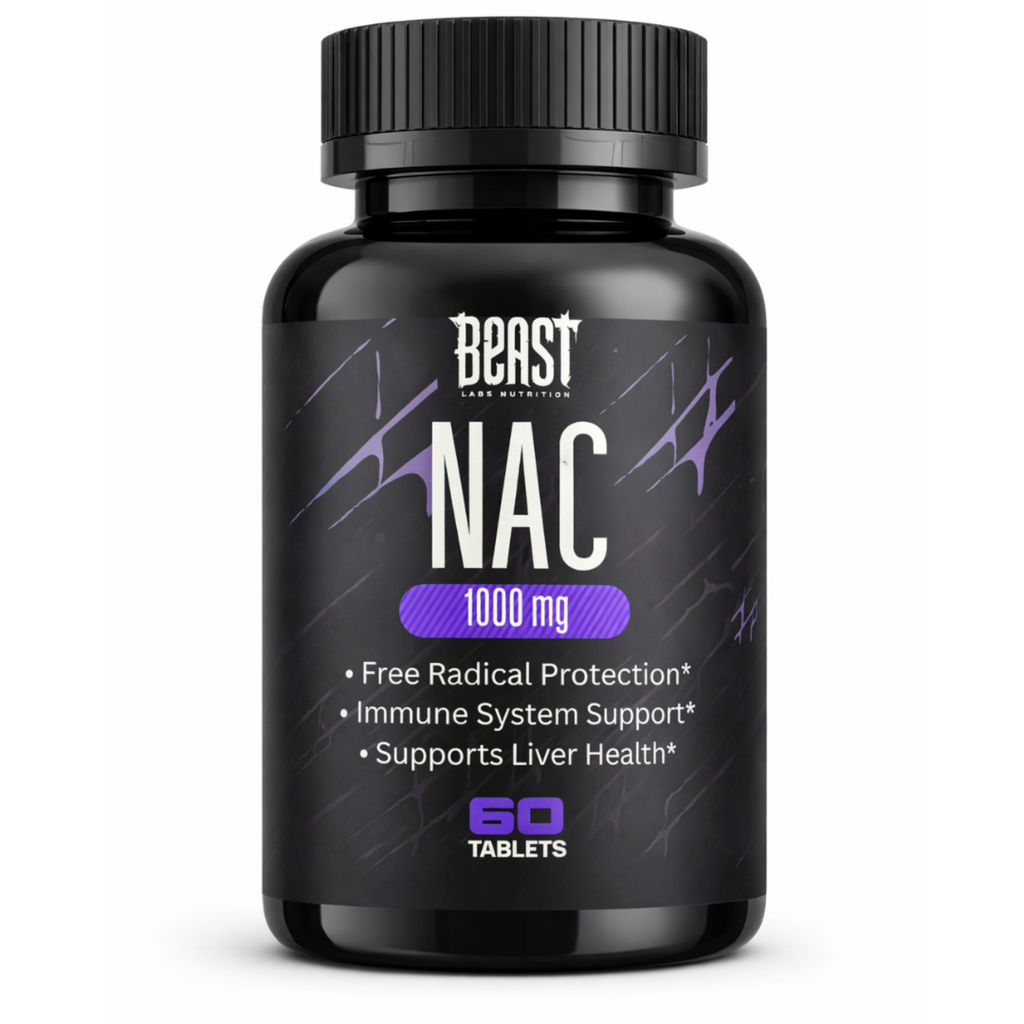 Beast Labs Nutrition NAC 1000mg – 60 Count