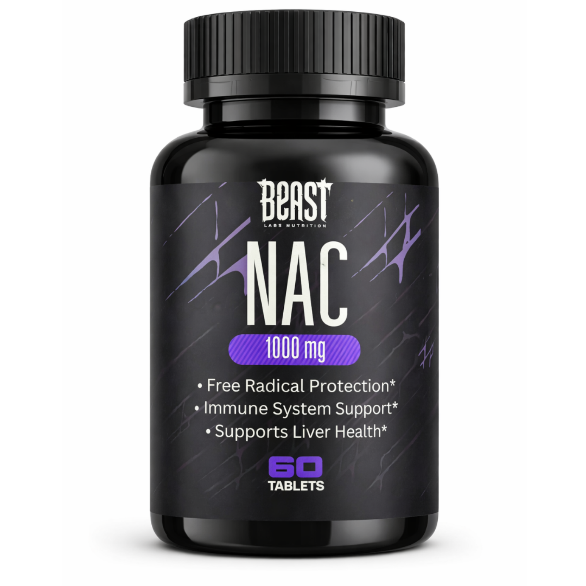 Beast Labs Nutrition NAC 1000mg – 60 Count